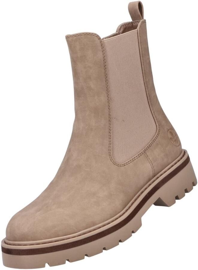 Rieker Chelsea-laars voor dames gevoerd beige - Foto 1