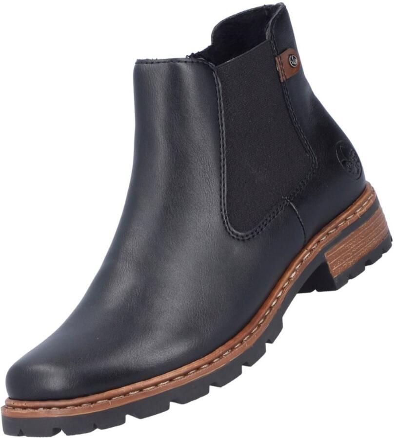 Rieker Chelsea-laars voor dames zwart Z9354