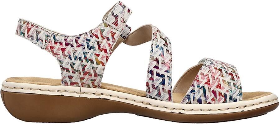 Rieker Sandalen met sleehak 659C7-94 - Foto 2