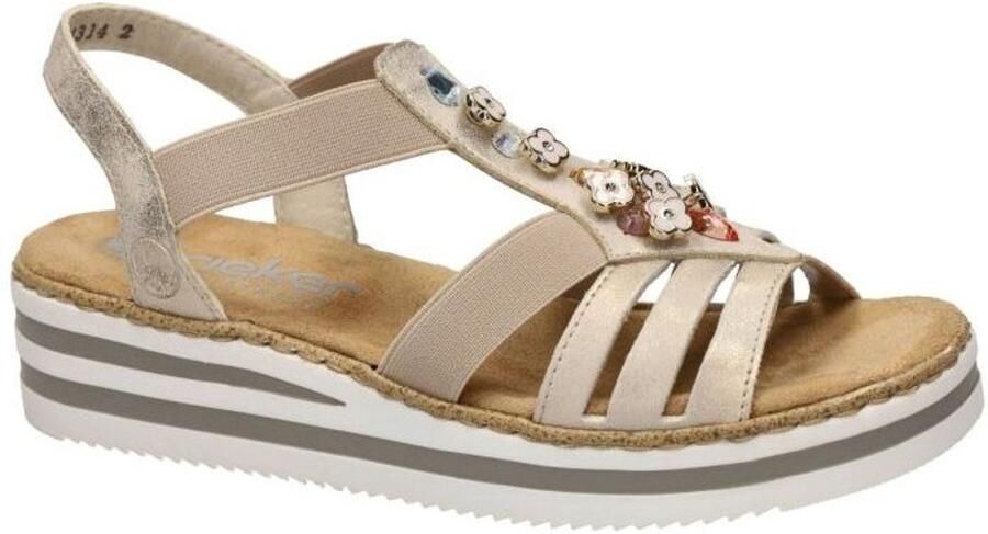 Rieker -Dames beige sandalen - Foto 2