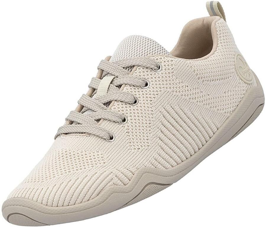 Rieker Sneakers baarvoetschoen veterschoen lage schoen met enkelrandvering