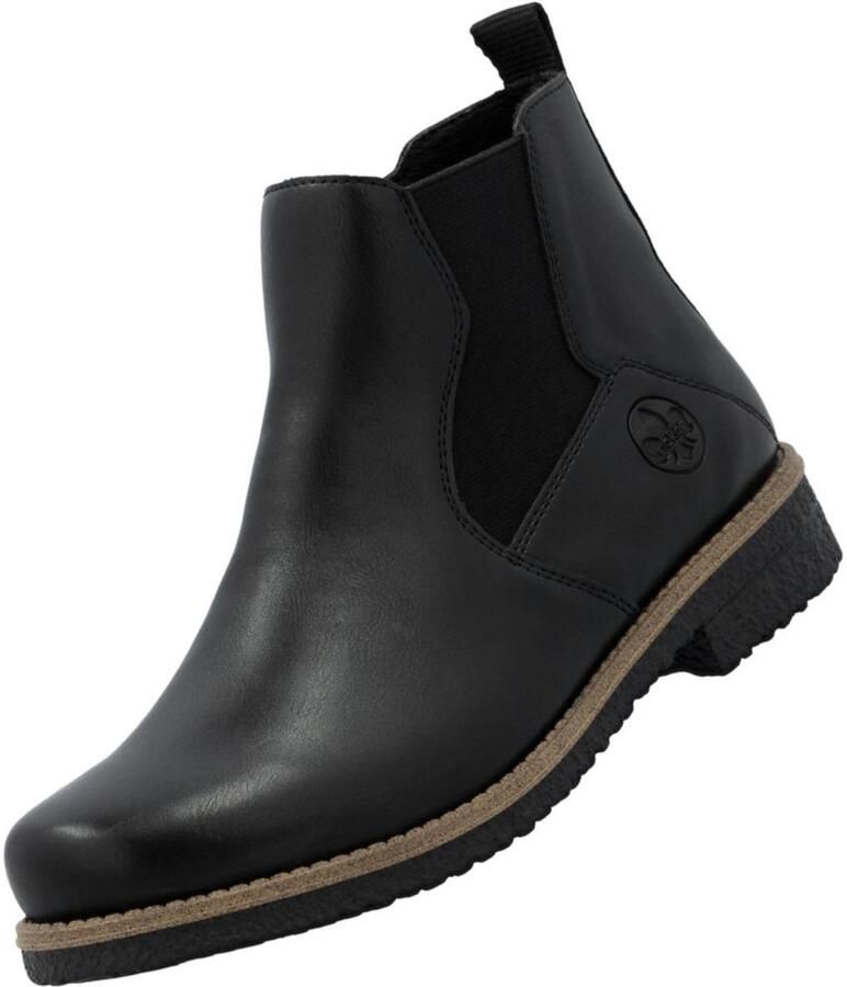 Rieker Chelsea-boots Enkellaars instaplaarzen stretchinzetstuk met binnenzijde ritssluiting