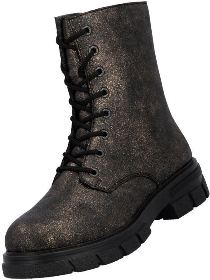 Rieker Veterschoenen enkellaars hakken met extra binnenrits