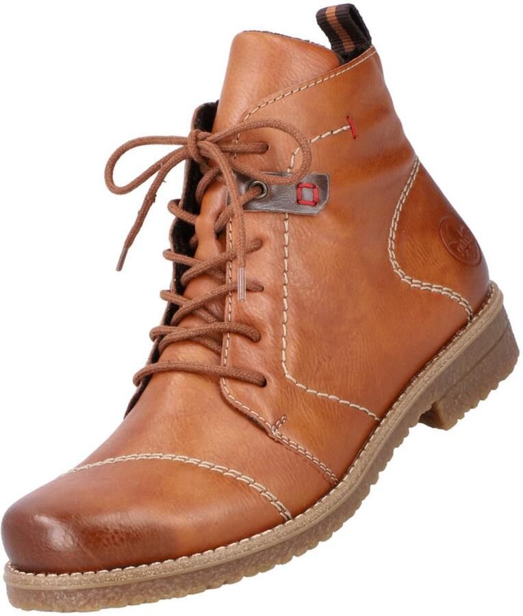 Rieker Dames Enkellaarsjes met Fleece Voering