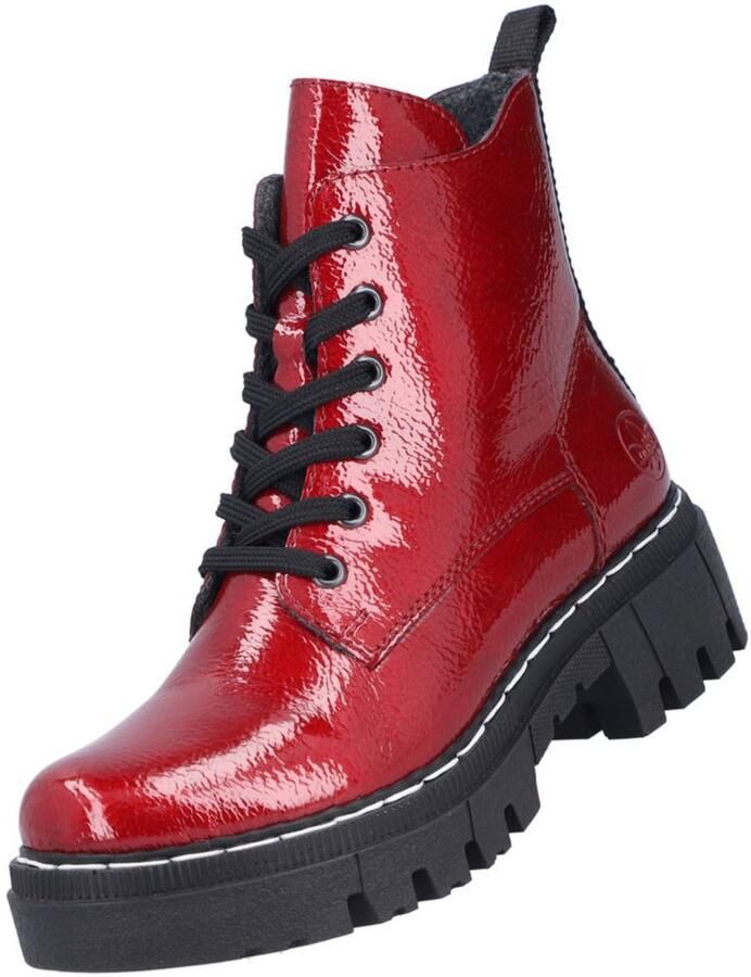 Rieker dames enkellaars rood