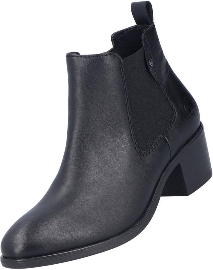 Rieker dames enkellaars zwart