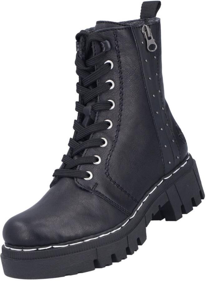 Rieker dames enkellaars zwart