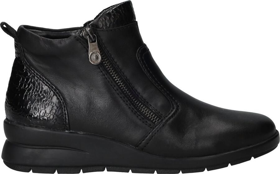 Rieker Boots 'Enkellaarsjes Plat' zwart