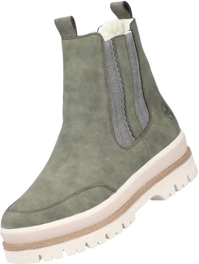 Rieker Chelsea-boots Plateauzolen winterlaarzen met aantreklussen warme voering
