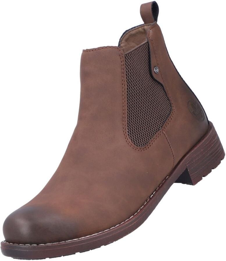 Rieker dames gevoerde Chelsea laarzen bruin