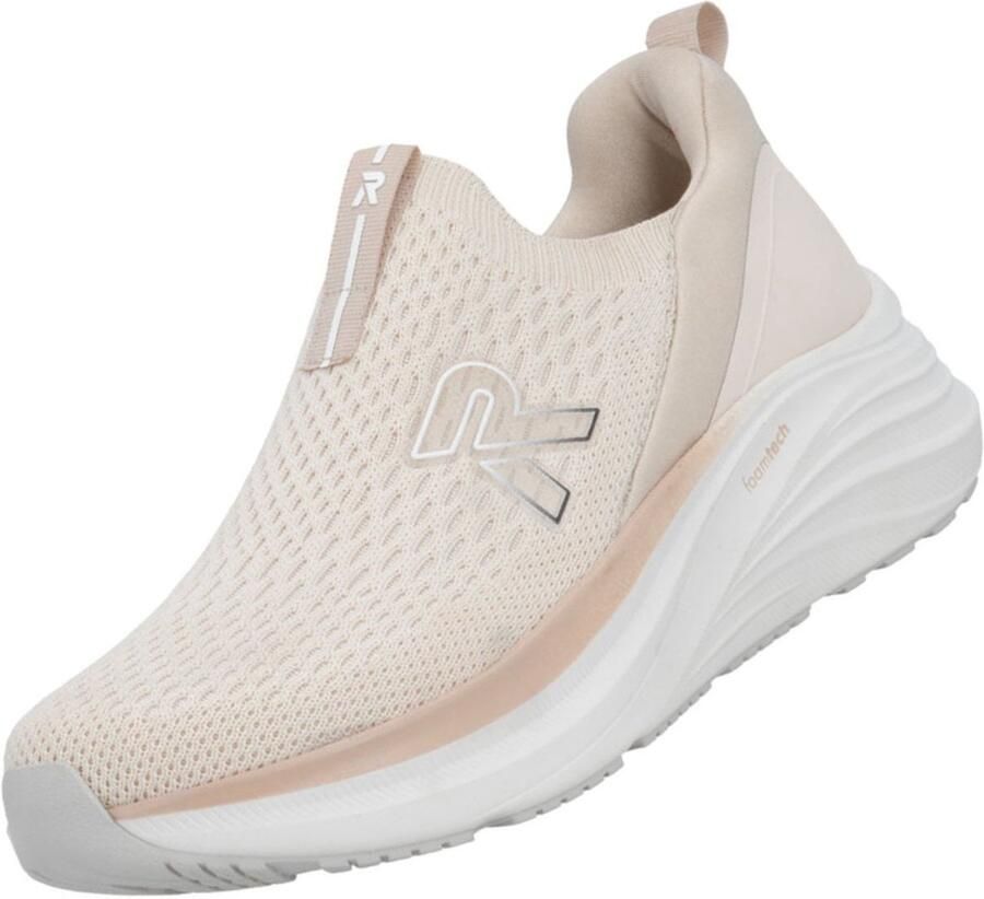 Rieker dames instappers beige comfort wijdte