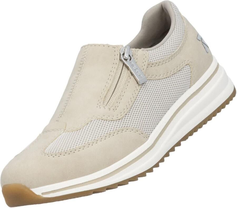 Rieker dames instappers beige Extra breed