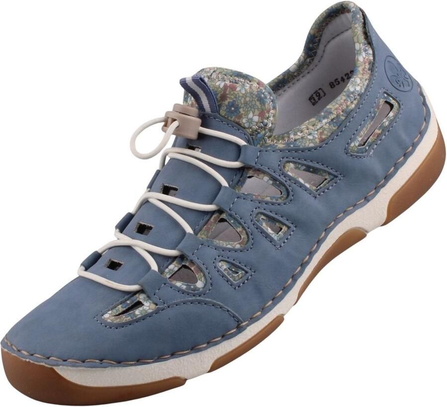 Rieker dames instappers blauw