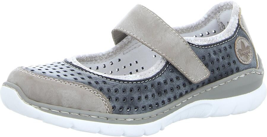 Rieker Slip-on sneakers instapschoen lage schoen vrijetijdsschoen met zachte schacht
