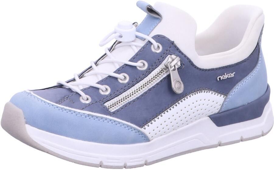 Rieker Slip-on sneakers instapschoen lage schoen vrijetijdsschoen met zachte schacht