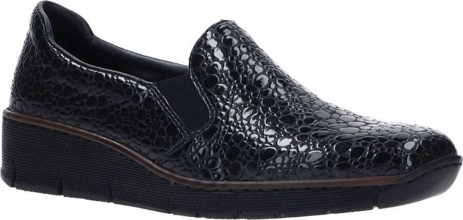 Rieker Elegante Grijze Gesloten Loafers Damesschoenen Black Dames - Foto 10