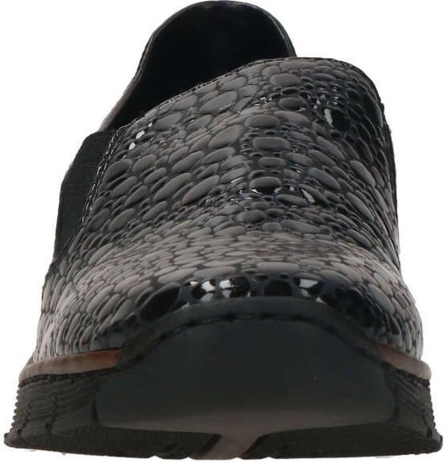 Rieker Elegante Grijze Gesloten Loafers Damesschoenen Black Dames - Foto 3