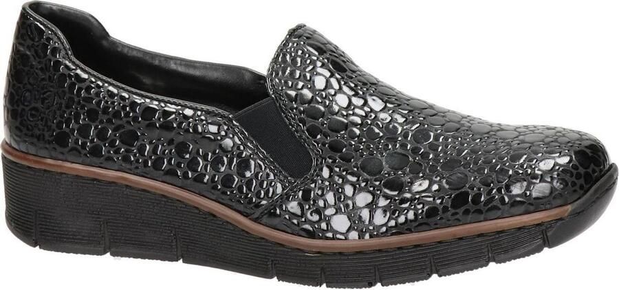 Rieker Elegante Grijze Gesloten Loafers Damesschoenen Black Dames - Foto 11