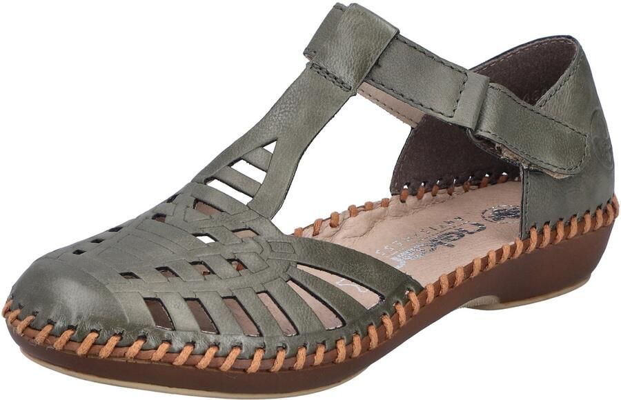 Rieker Slip-on sneakers instapschoen vrijetijdsschoen lage schoen met snelle sluiting