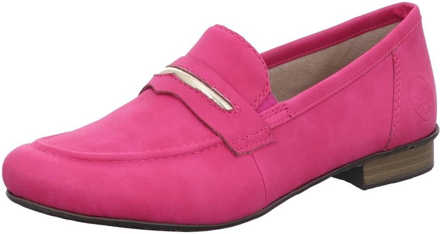 Rieker Klassieke dames mocassins in effen kleuren