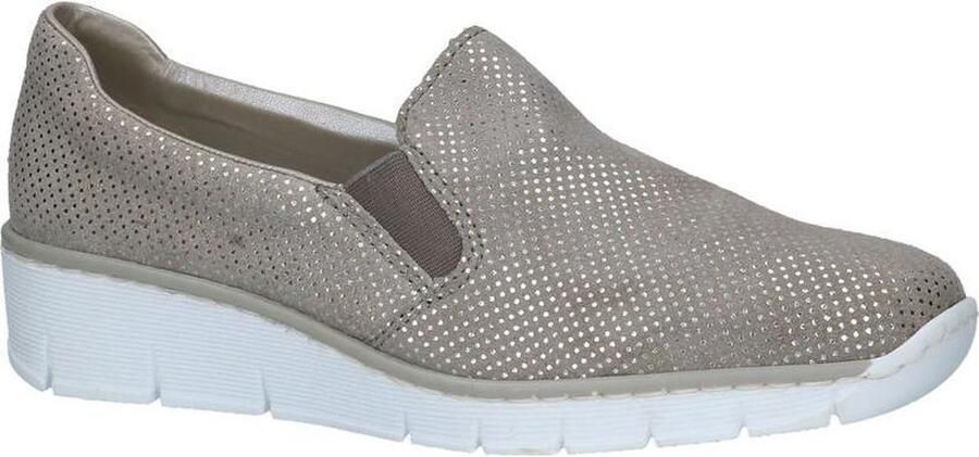 Rieker Dames Instappers Taupe