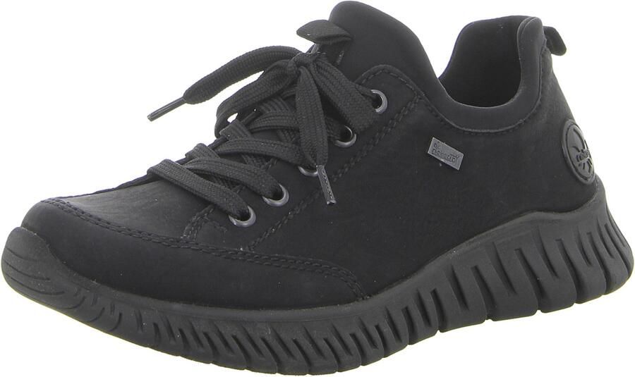 Rieker Veterschoenen vrijetijdsschoen lage schoen business veterschoen in glanzende look