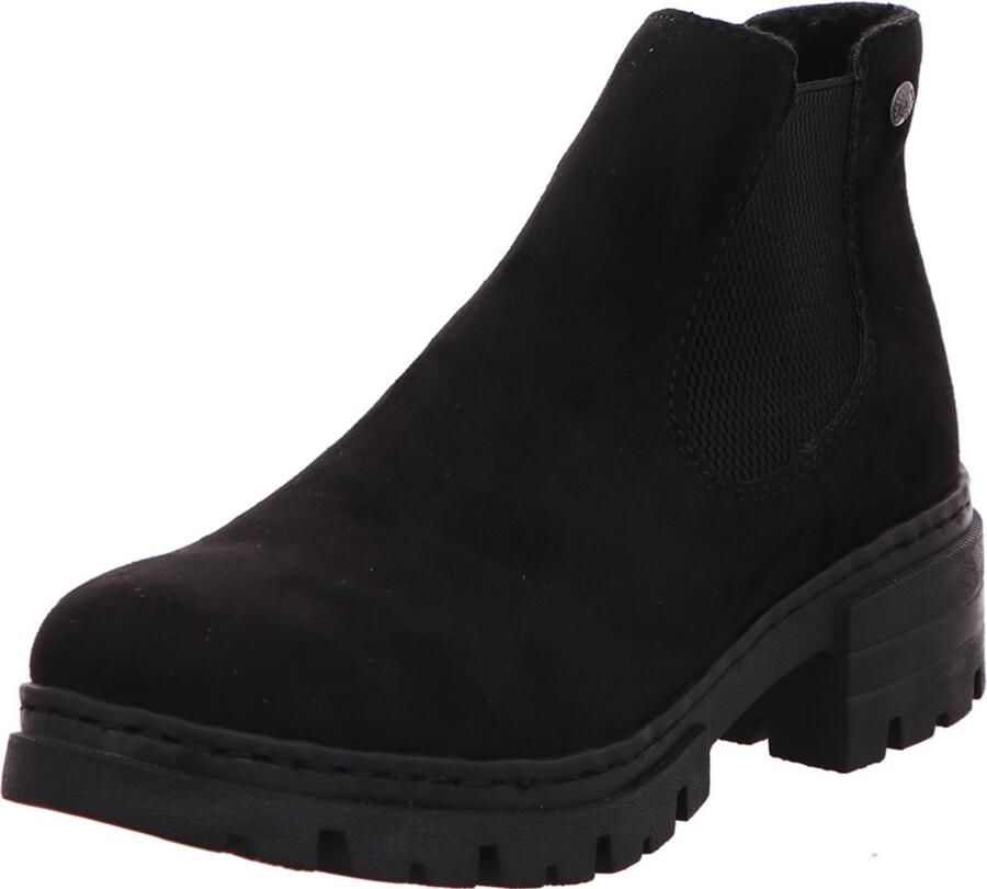 Rieker Veterlaarzen 'Stiefeletten Boot Damen Y9125-00 Kunststoff (Synthetik) in schwarz' zwart - Foto 9