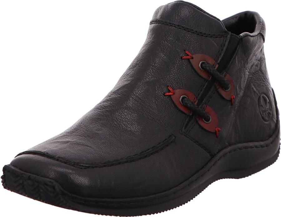 Rieker Slip-on sneakers instaplaarzen enkellaars high top sneaker in vegan uitvoering