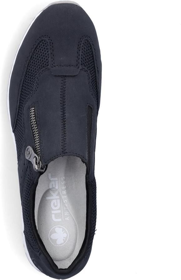Rieker Slip-on sneakers Slippers instapschoenen vrijetijdsschoenen in materiaalmix - Foto 2