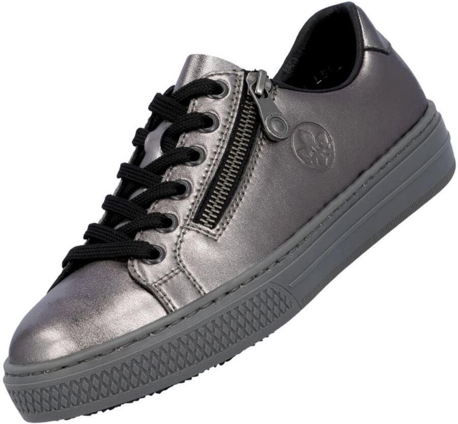 Rieker Sneakers met memosoft-binnenzool vrijetijdsschoen lage schoen veterschoen