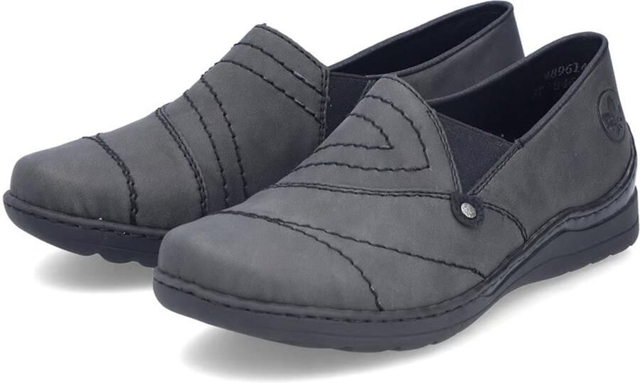 Rieker Dames Loafer Comfort Extra Breed 48961-45 Grey