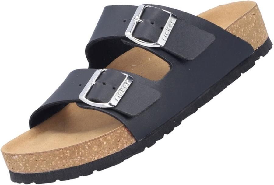 Rieker dames muiltje zwart