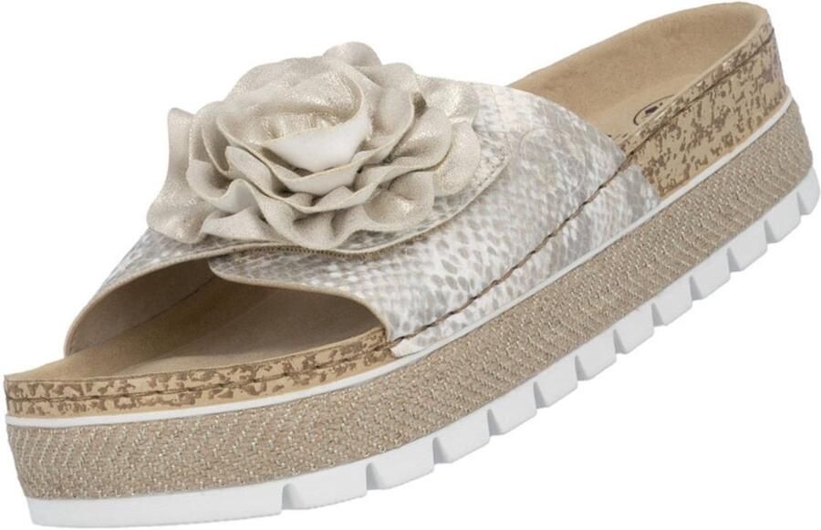 Rieker dames muiltjes beige - Foto 1