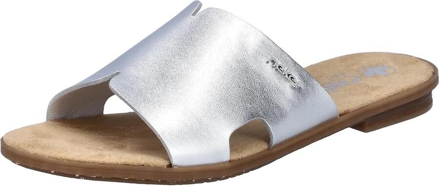 Rieker Dames Mules 64282 Zilver