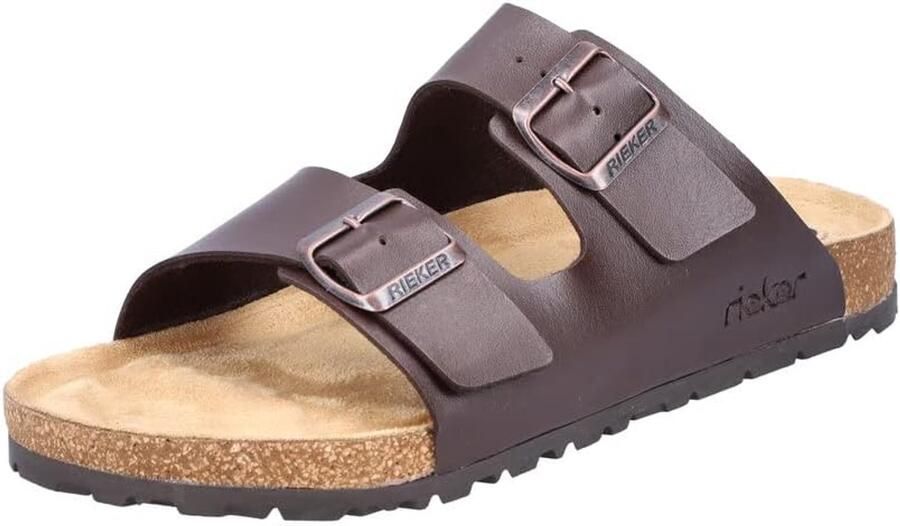 Rieker Dames Mules V8084 Comfortabele Instappers