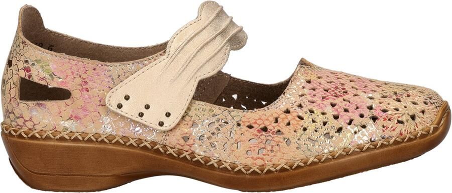 Rieker -Dames multicolor ballerina's & mocassins
