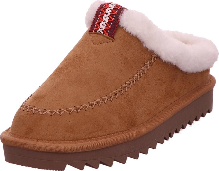 Rieker dames pantoffels bruin