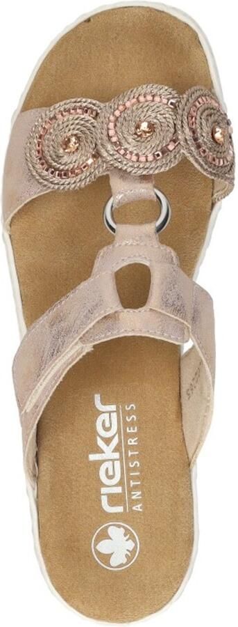 Rieker Sandalen met bandjes voor dames in effen kleur