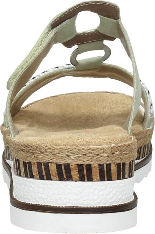 Rieker Slippers sleehak zomerschoen pantoffels met decoratieve kralen - Foto 4