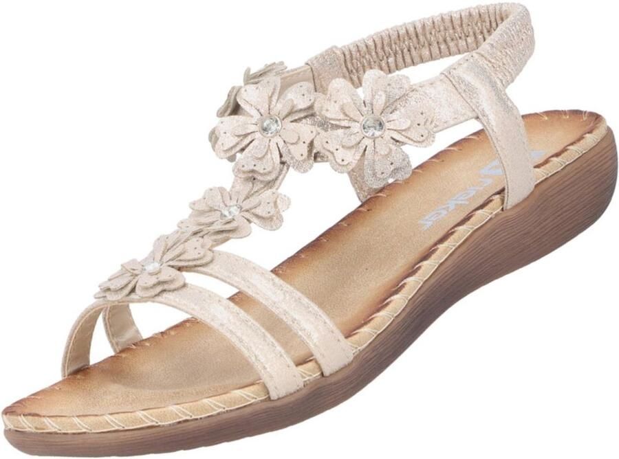 Rieker dames sandaal rosÃ©goud