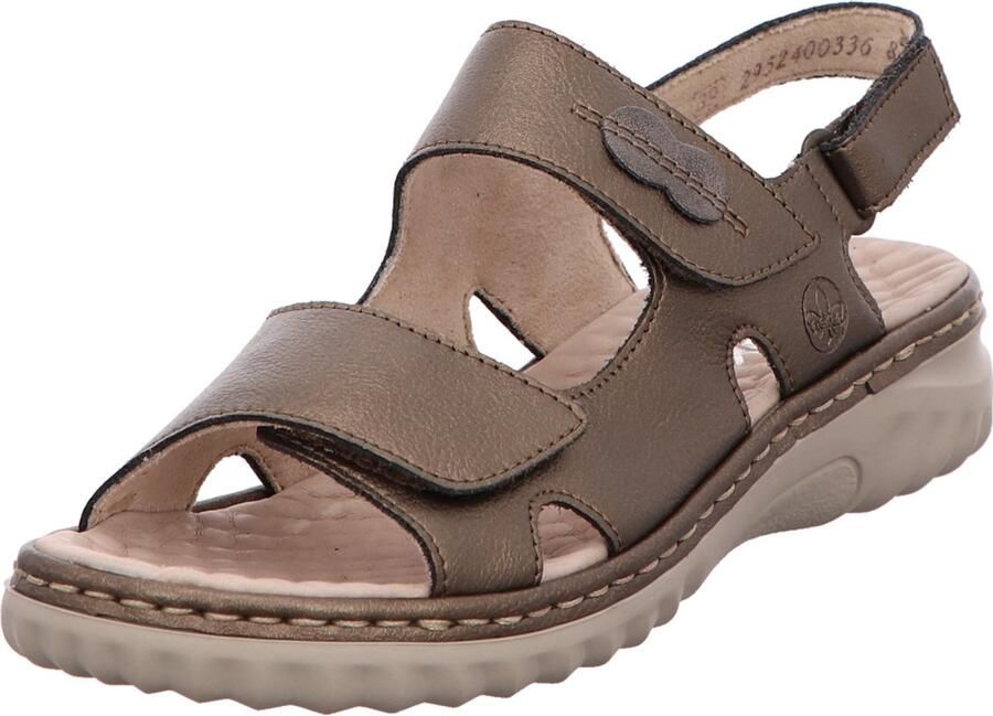Rieker Dames Sandaletten metallic