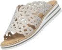 Rieker Slipper Beige Steentjes