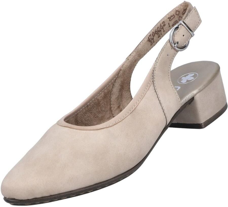 Rieker Slingback pumps avondschoen zomerschoen blokhak met verstelbare band