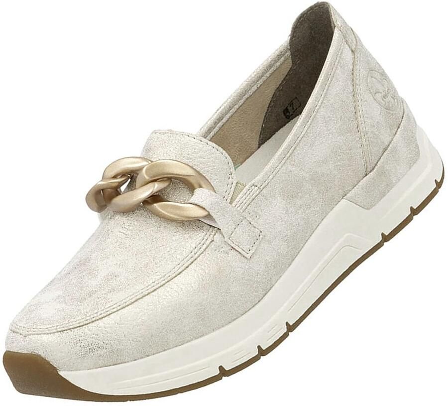 Rieker Loafers slippers slip-on sneakers lage schoen met modieuze decoratieve ketting - Foto 2