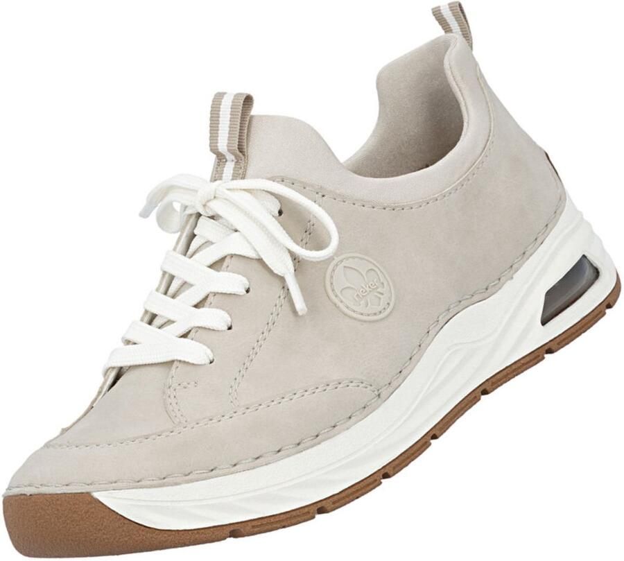 Rieker dames slip-on schoenen beige