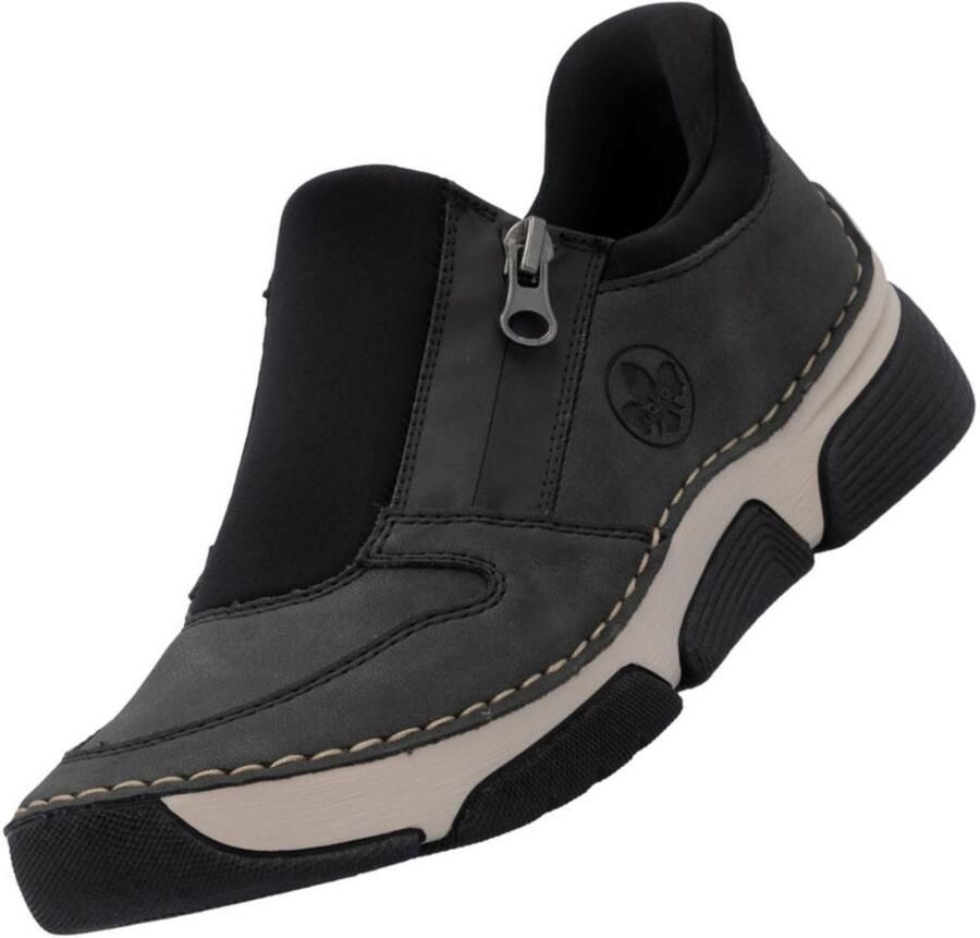 Rieker Slip-on sneakers Ready2GO Lage schoen vrijetijdssneaker met ritssluiting aan de zijkant - Foto 2