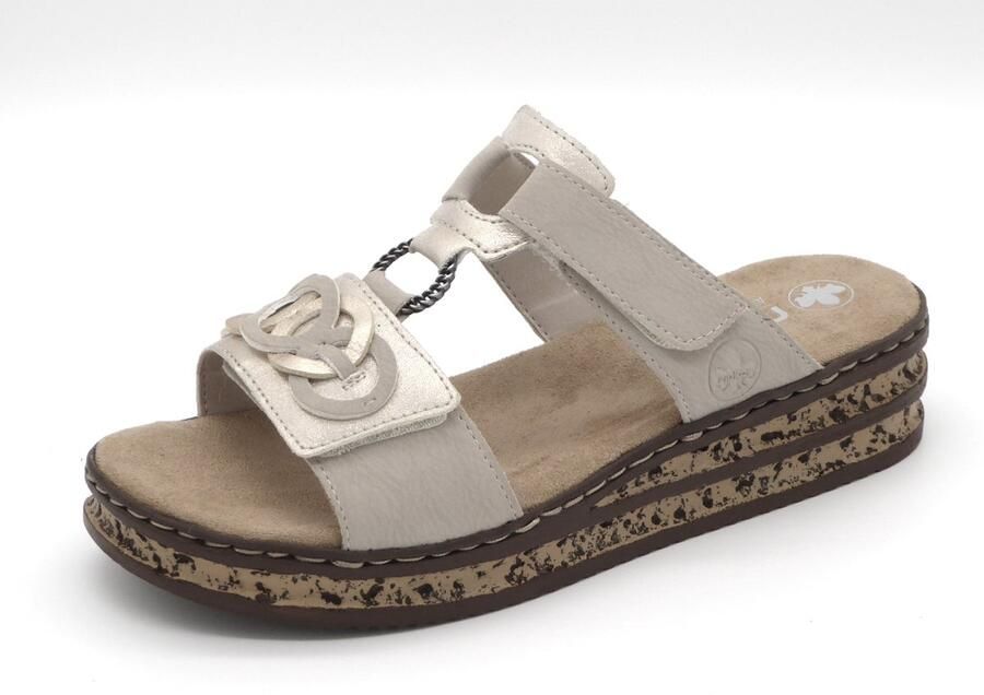 Rieker Dames Slipper 62936-60 Beige