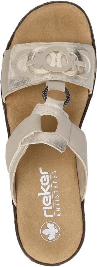 Rieker Slipper 62936 60 Beige Zacht Voetbed - Foto 8