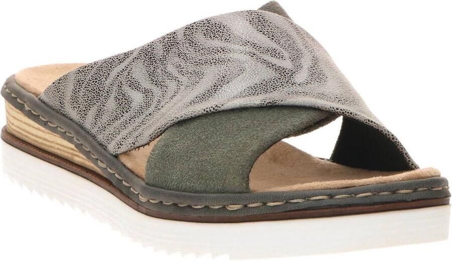 Rieker dames slipper Grijs - Foto 6