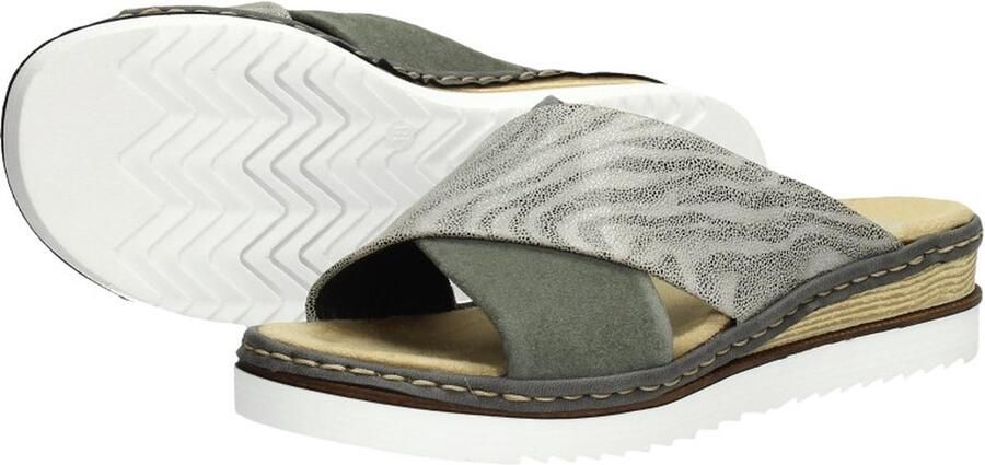 Rieker dames slipper Grijs - Foto 9